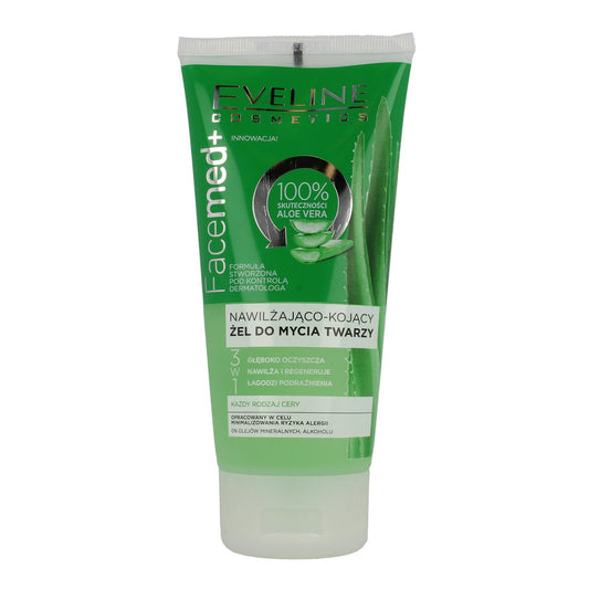 EVELINE Facemed+ Drėkinantis ramunėlių gelis veido prausimui 3w1 150 ml