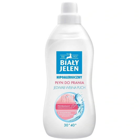 Baltasis Elnias Skystis delikatų audinių skalbimui 1L