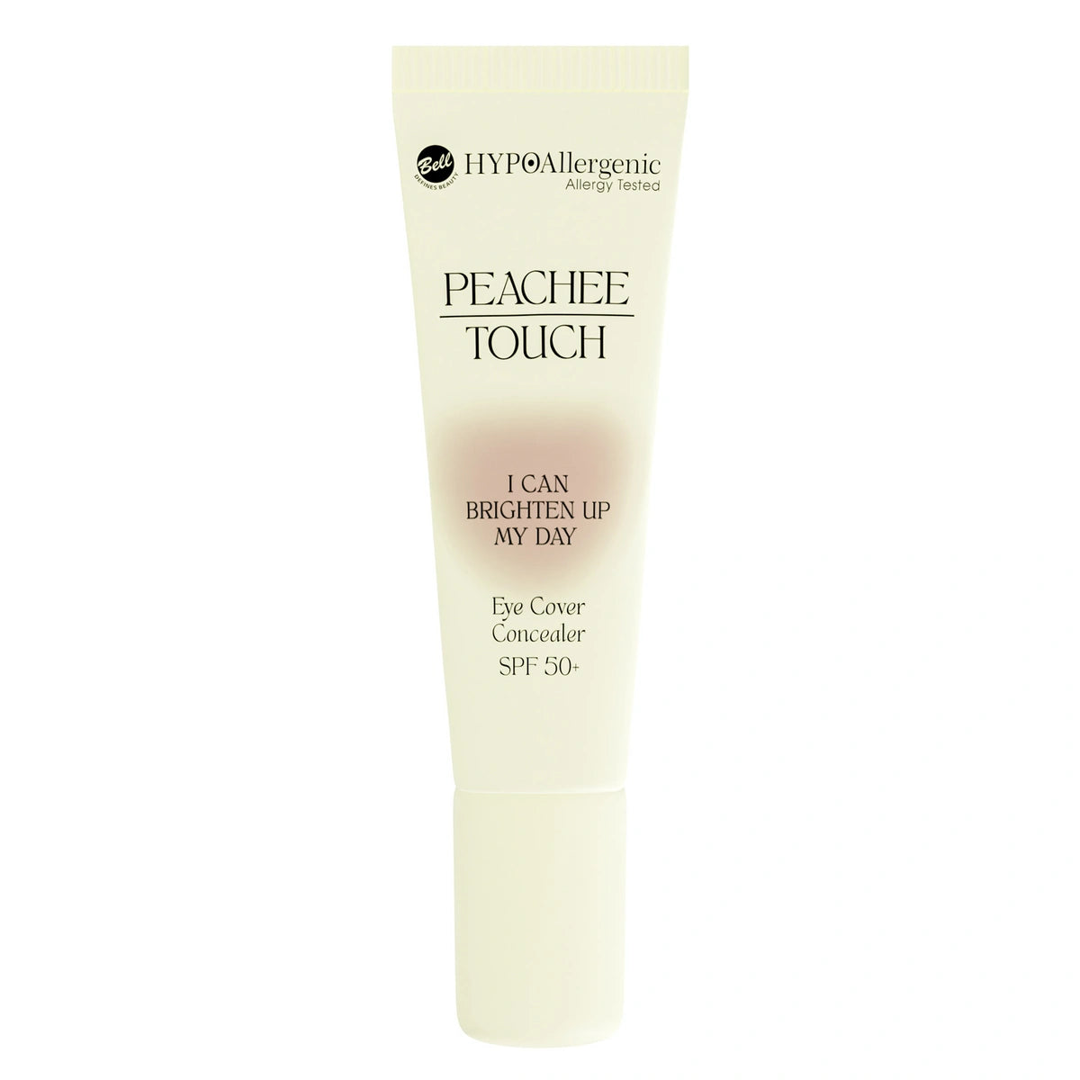 BELL HYPOAllergenic Korektor hypoalerginis po akimis SPF 50+ Peachee Touch 02 10 g