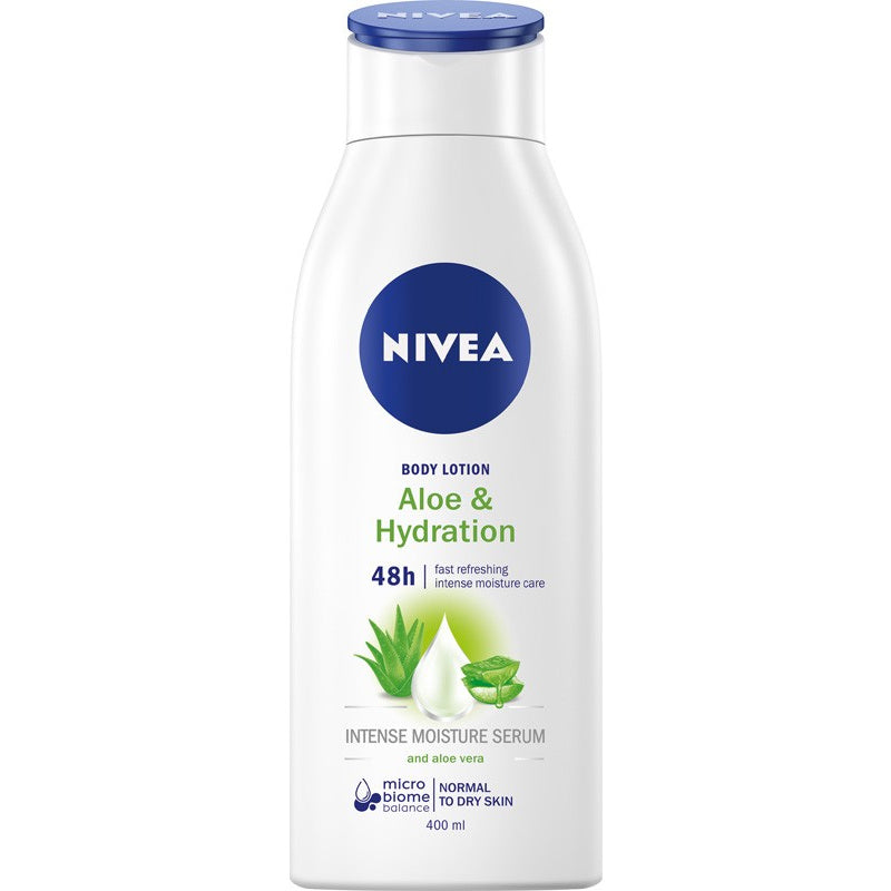 NIVEA Kūno Balsamas intensyviai drėkinantis Aloe & Hydration 400 ml