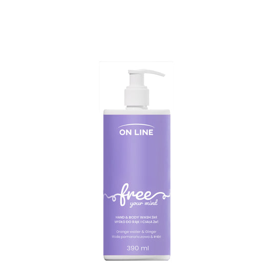 ON LINE Emocje 2w1 rankų ir kūno muilas Free 390 ml