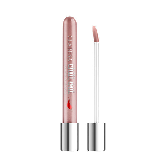 CLARESA Chill Out Blizgantis lūpų putlinamasis blizgis 10 Easygoing 5 ml