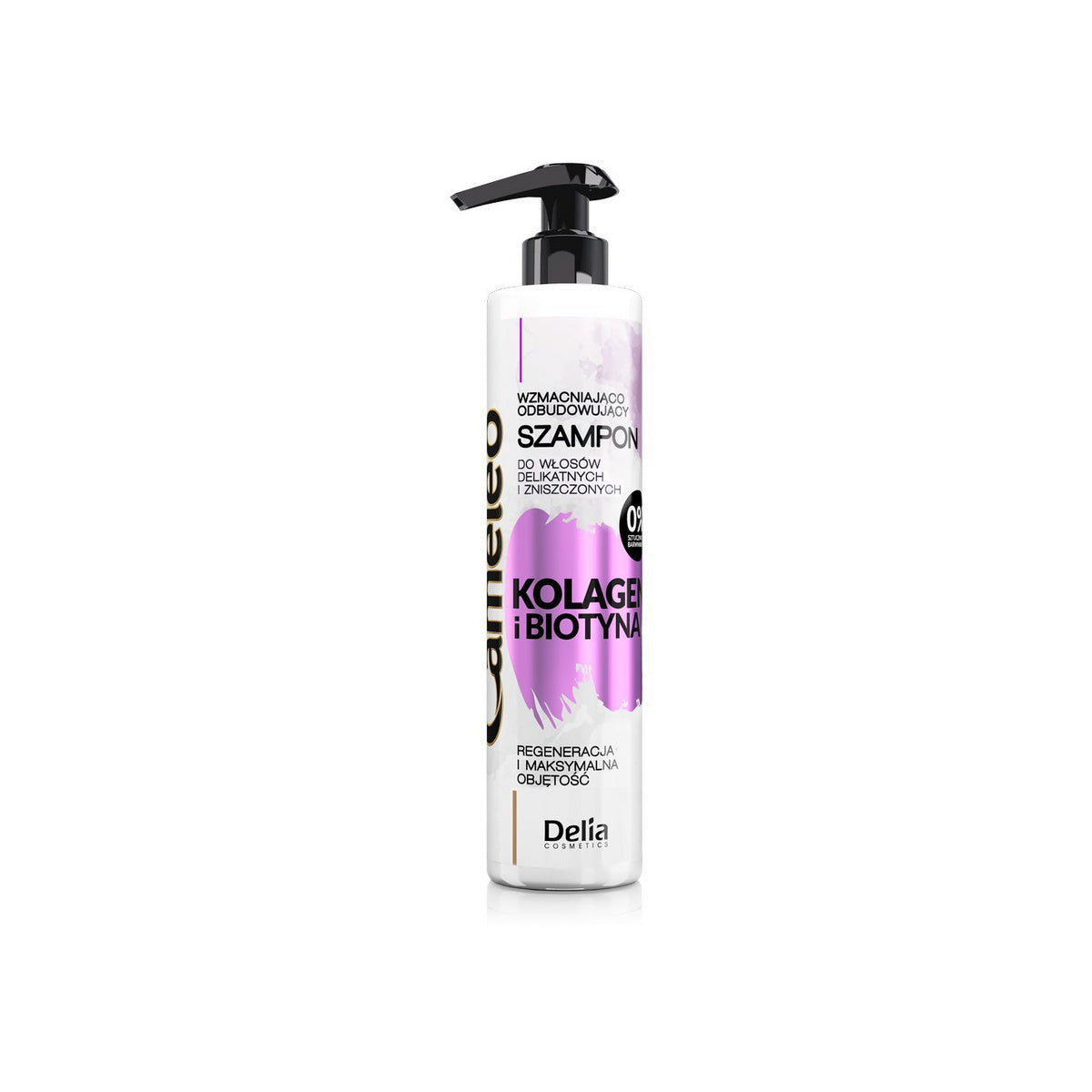 DELIA COSMETICS CAMELEO Kolagenas ir Biotinas Šampūnas stiprinantis-atstatantis 250ml