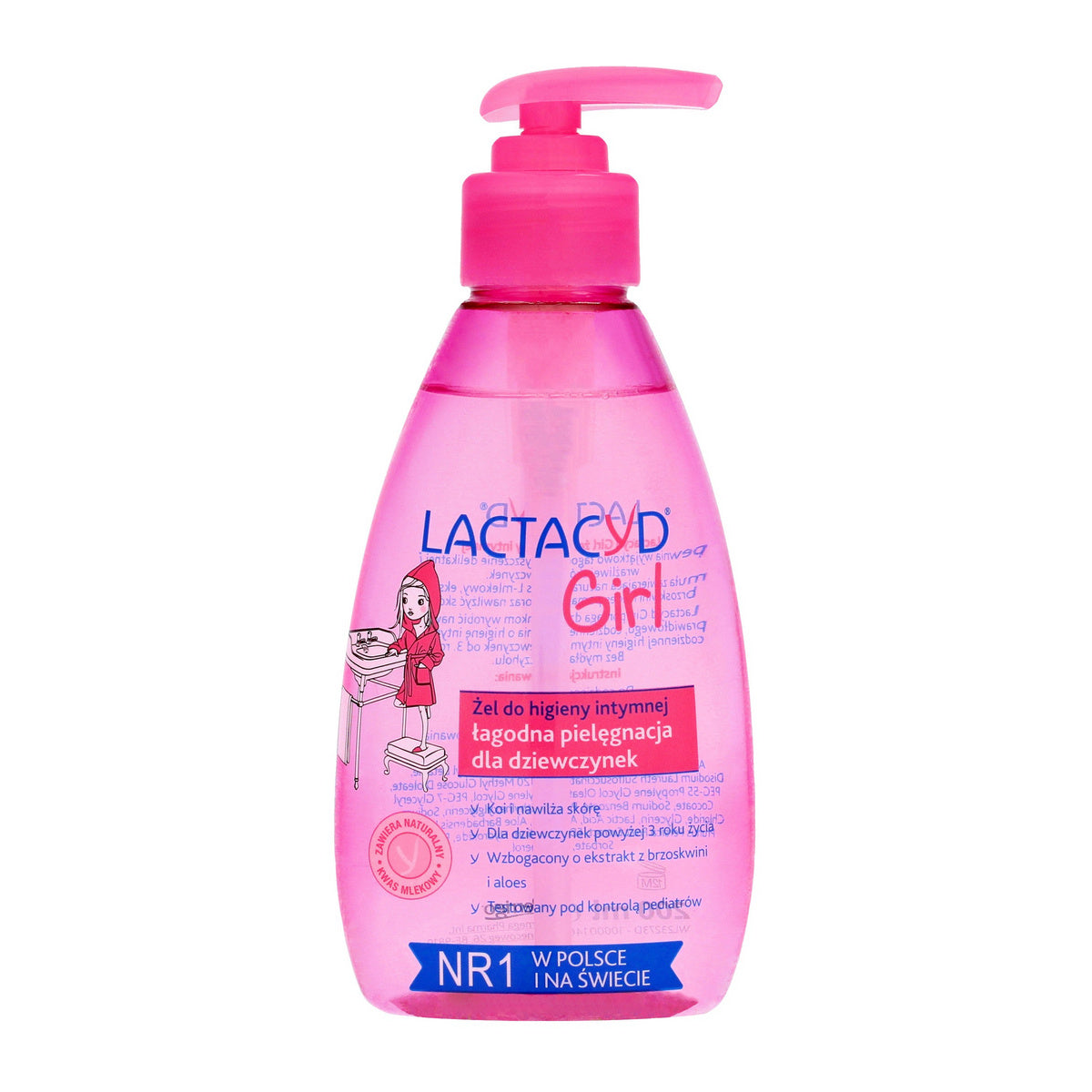 LACTACYD Girl Intymios higienos gelis mergaitėms 200 ml
