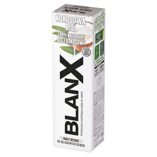 Blanx Dantų pasta balinanti Kokosų balta 75ml