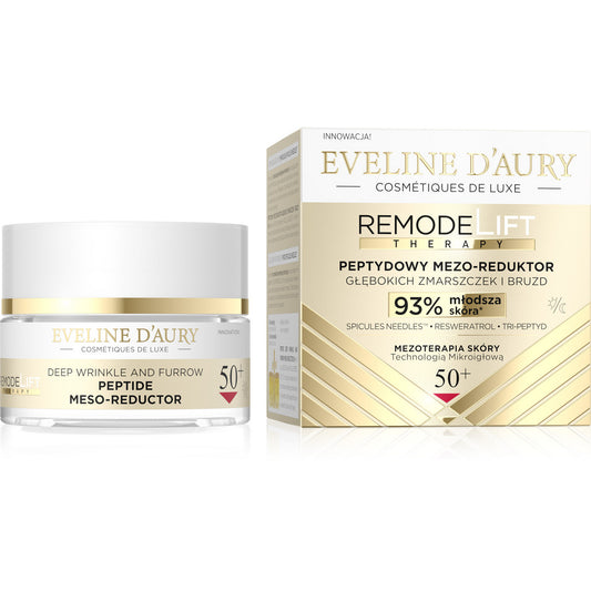 EVELINE D'AURY Remodelift Therapy Peptidinis Mezo-Reduktorius gilių raukšlių ir įdubimų 50+ dienai ir nakčiai 50 ml