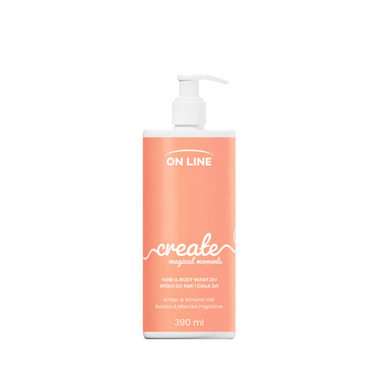 ON LINE Emocje 2w1 rankų ir kūno muilas Creat 390 ml