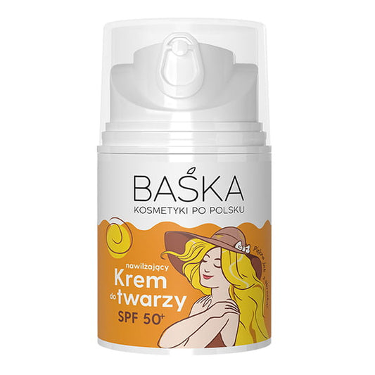 BAŚKA Drėkinamasis veido kremas SPF 50+ 50 ml