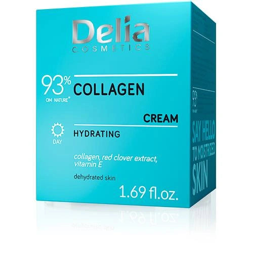 DELIA Hialurono rūgšties veido kremas su glotninamuoju poveikiu 50 ml