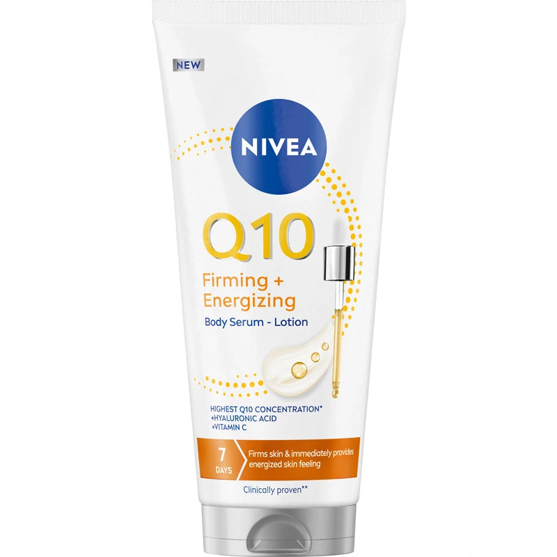 NIVEA Q10 Stangrinantis Energizuojantis Serumas - kūno balzamas 200 ml