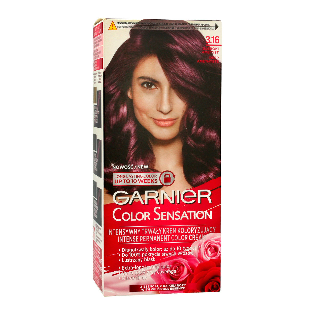 GARNIER Color Sensation Kremas koloryzujący 3.16 Ametistas - Gili Ametistas 1op.