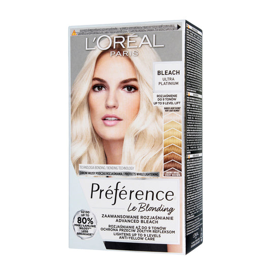 LOREAL Preference Plaukų dažai Ultra Platinum Bleach