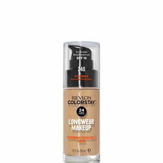REVLON ColorStay Kryjąčioji pudra riebiai ir mišriai odai 240 Medium Beige 30 ml