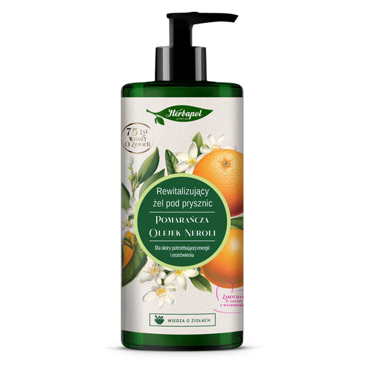 HERBAPOL Atstatanti dušo želė - Apelsinas & Nerolio aliejus 740ml