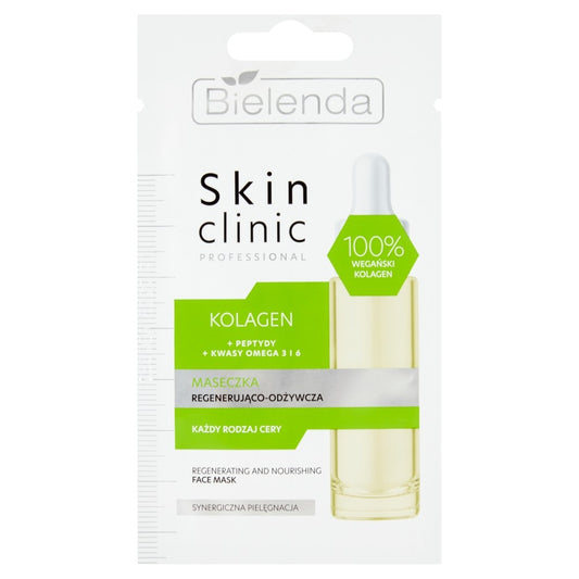 BIELENDA SKIN CLINIC PROFESSIONAL Kolagen Regeneruojanti- Maitinanti Maseczka 8g