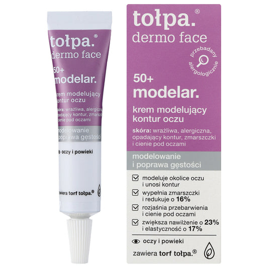 TOŁPA Dermo Veidas Modelar 50+ Kremas modeliuojantis akių kontūrą 10 ml
