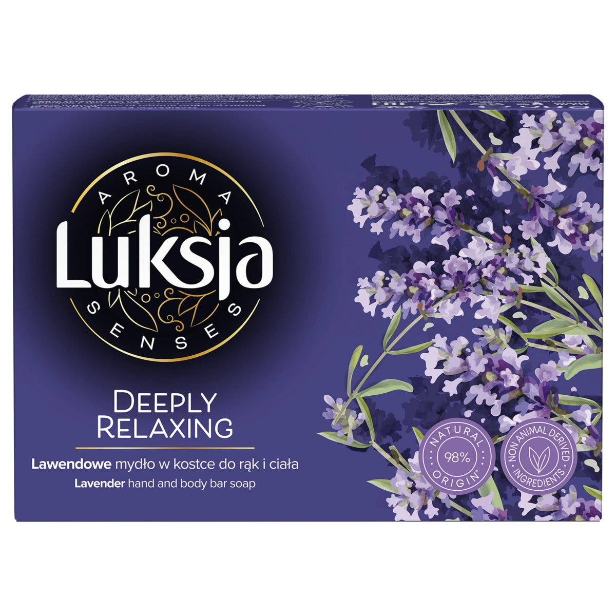 LUKSJA Aroma Senses Giliai atsipalaiduojantis levandų muilas