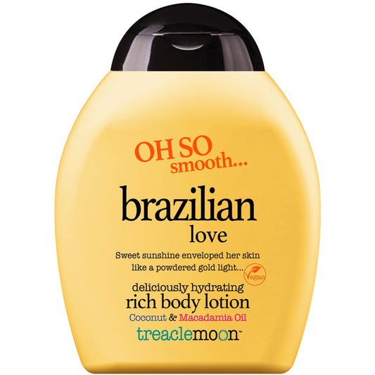 TREACLEMOON Brazilijos meilė Turtingas drėkinamasis kūno losjonas Kokosų&Makadamijos aliejus 250ml