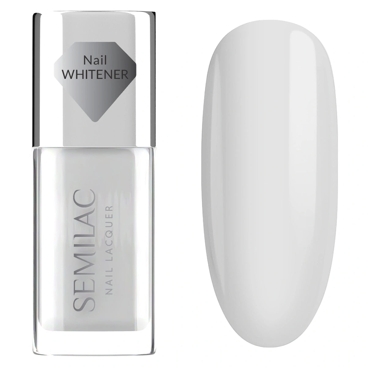 SEMILAC Nagų lakas Klasiškas lakas nagams 100 Nail Whitener 9 ml