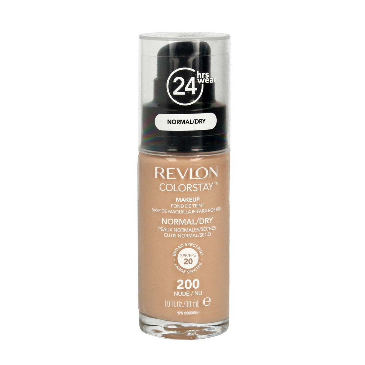Revlon Colorstay 24H Ilgalaikis maskuojantis makiažo pagrindas nr. 200 Nude - normali ir sausa oda 30ml