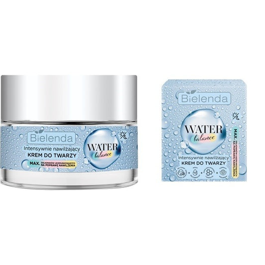 BIELENDA WATER BALANCE Intensyviai drėkinantis veido kremas dienai ir naktiai 50ml