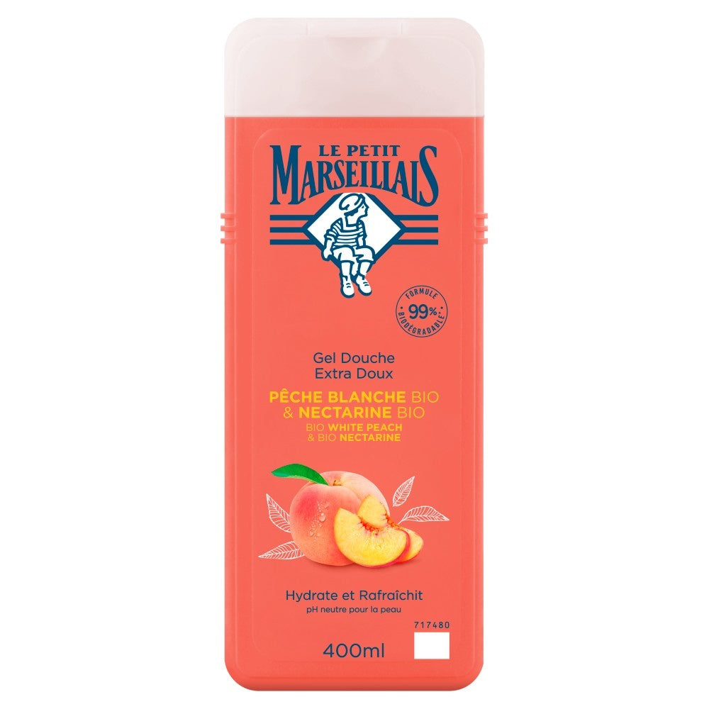 Le Petit Marseillais Dušo gelis Bio Balta Persikas & Bio Nektarinas 400ml