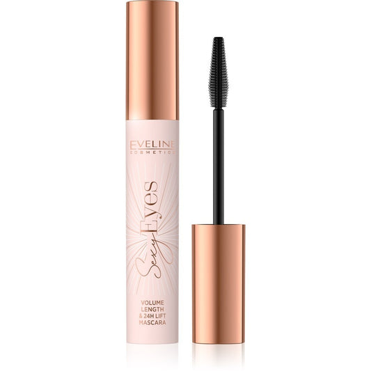 EVELINE Sexy Eyes Stiprinantis, ilgindantis ir liftinguojantis blakstienų tušas 8 ml