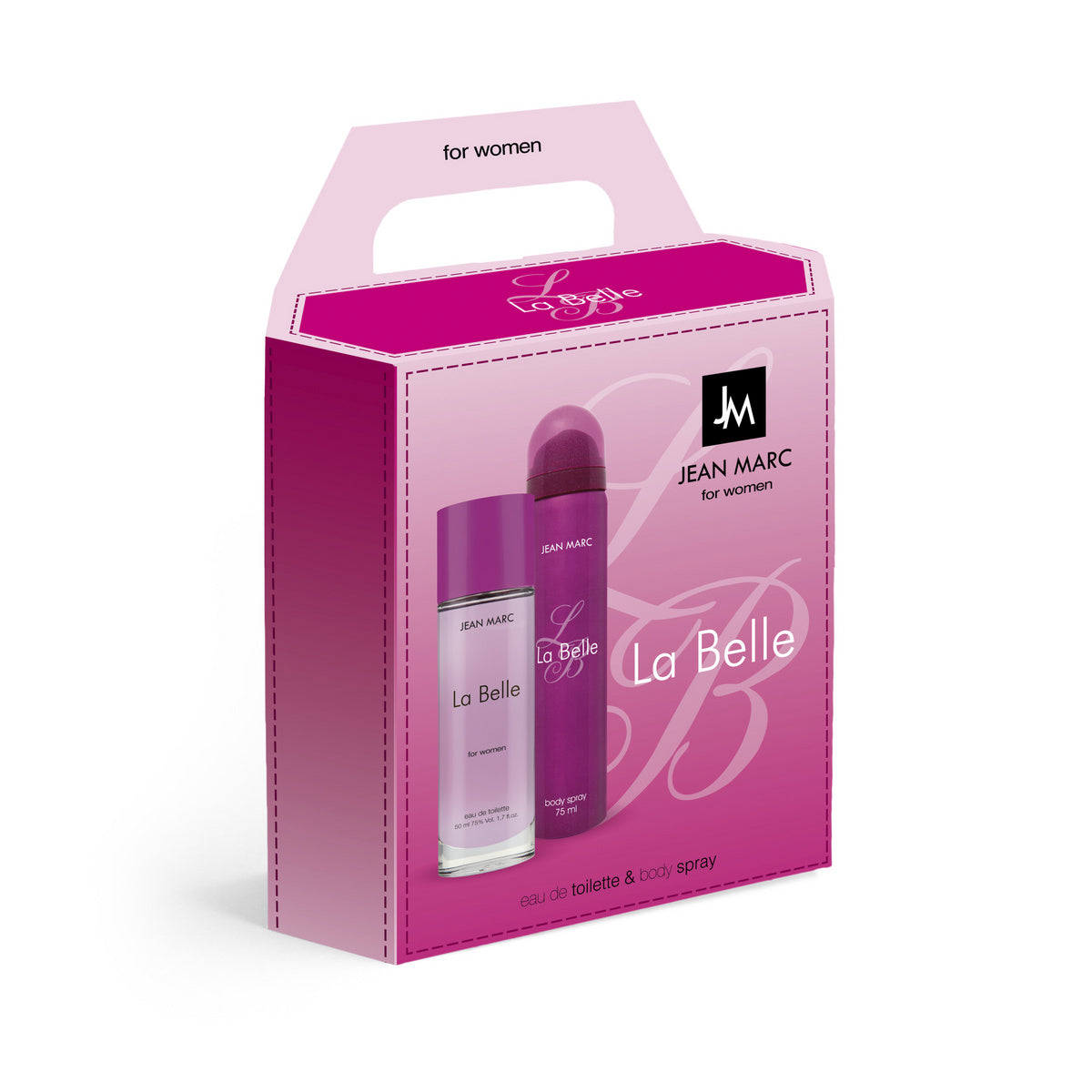JEAN MARC La Belle Dovanų rinkinys moterims - Tualetinis vanduo 50 ml + Dezodorantas 75 ml