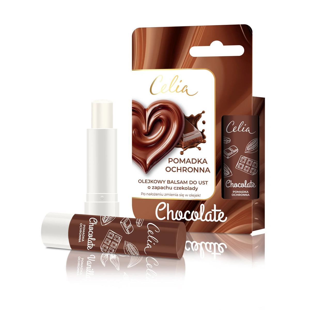 CELIA Aliejinis lūpų balzamas - Chocolate 4 g