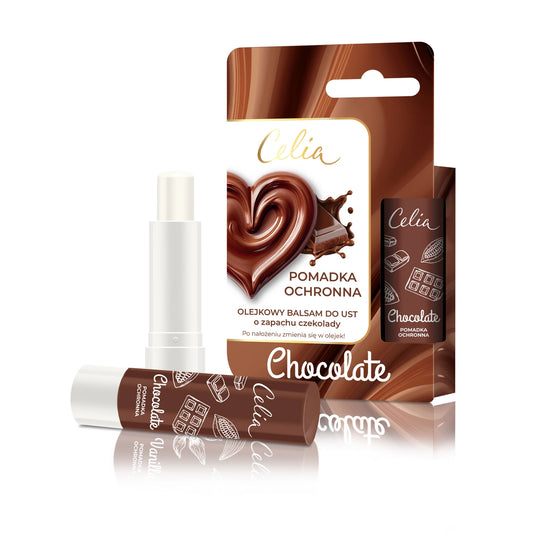 CELIA Aliejinis lūpų balzamas - Chocolate 4 g