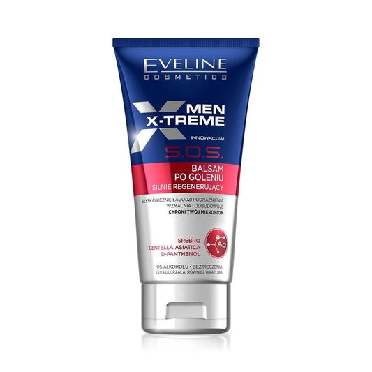 EVELINE Men X-Treme Stiprus regeneruojantis balzamas po skutimo - S.O.S. 150 ml