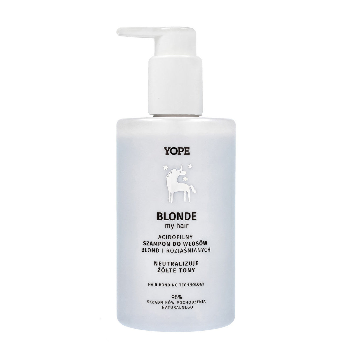 YOPE Blonde My Hair Acidofilinis šampūnas blondiniams ir šviesintiems plaukams - neutralizuoja geltonus atspalvius 300ml