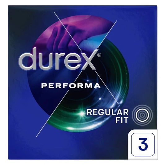 DUREX Performa Prezervatyvai 1 pakuotė - 3 vnt.