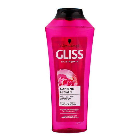 Schwarzkopf Gliss Kur Supreme Length Šampūnas plaukams valantis 400ml