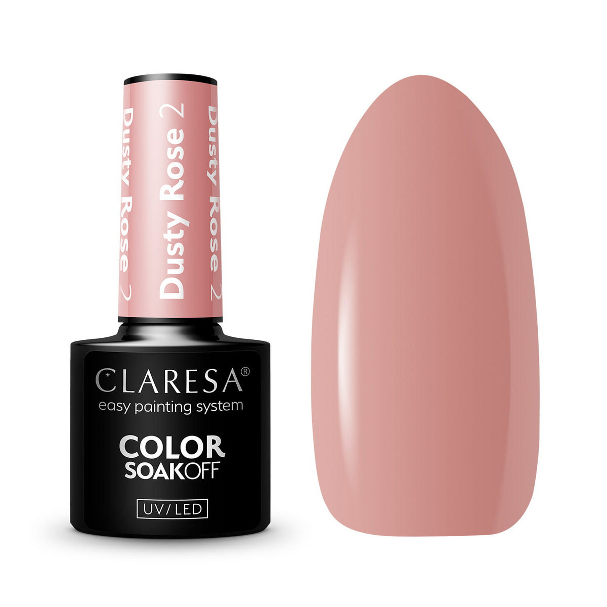CLARESA Hibridinis lakas Dusty Rose nr 2 5g