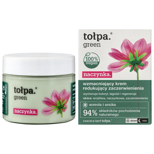 TOŁPA Green Naczynka Krem stiprinantis mažinantis paraudimus 50 ml