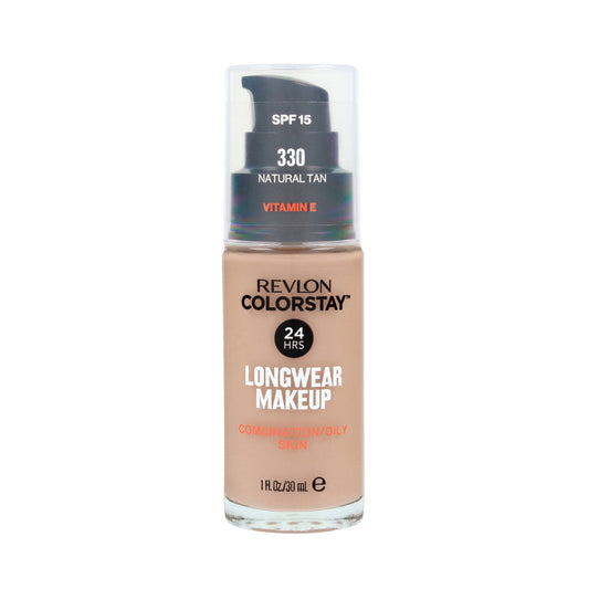 REVLON Colorstay 24H Kremas, maskuojantis-matinis nr. 330 Natural Tan - mišriai ir riebiai odai 30 ml