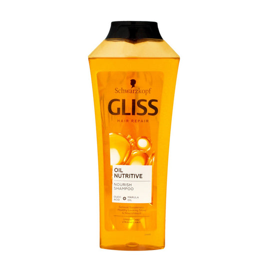 Schwarzkopf Gliss Kur Oil Nutritive Šampūnas sausoms ir pažeistoms plaukams 400ml