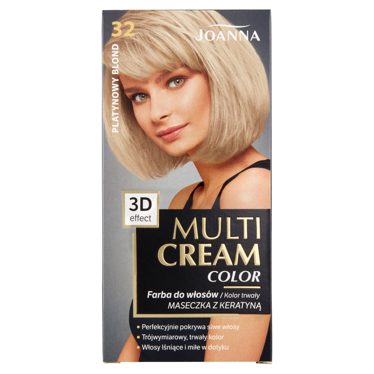 JOANNA Multi Cream Color Plaukų dažai nr. 32 Platininis blondinas
