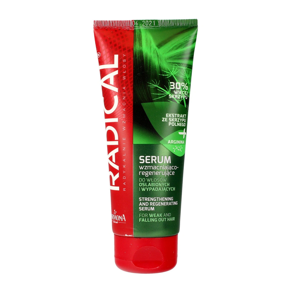 RADICAL Stiprinti ir regeneruojantis serumas silpniems ir slenkantiems plaukams 100 ml