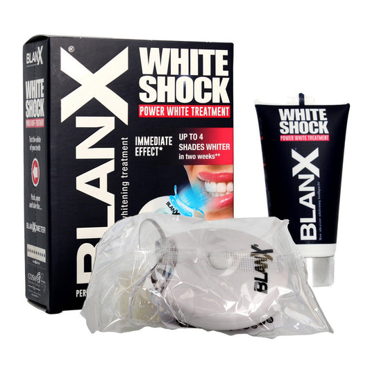 Blanx White Shock Intensyvus dantų balinimo sistema (pasta 50ml + LED lemputė)