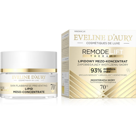 EVELINE D'AURY Remodelift Therapy Lipidinis Mezo-Koncentratas, užkertantis kelią odalėjimui odos 70+ dienai ir nakčiai 50 ml