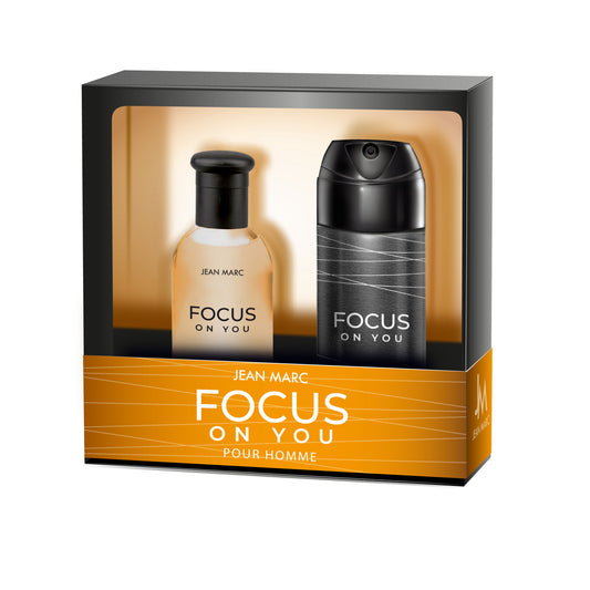 JEAN MARC Focus You Dovanų rinkinys vyrams - Tualetinis vanduo 100 ml + Dezodorantas 150 ml