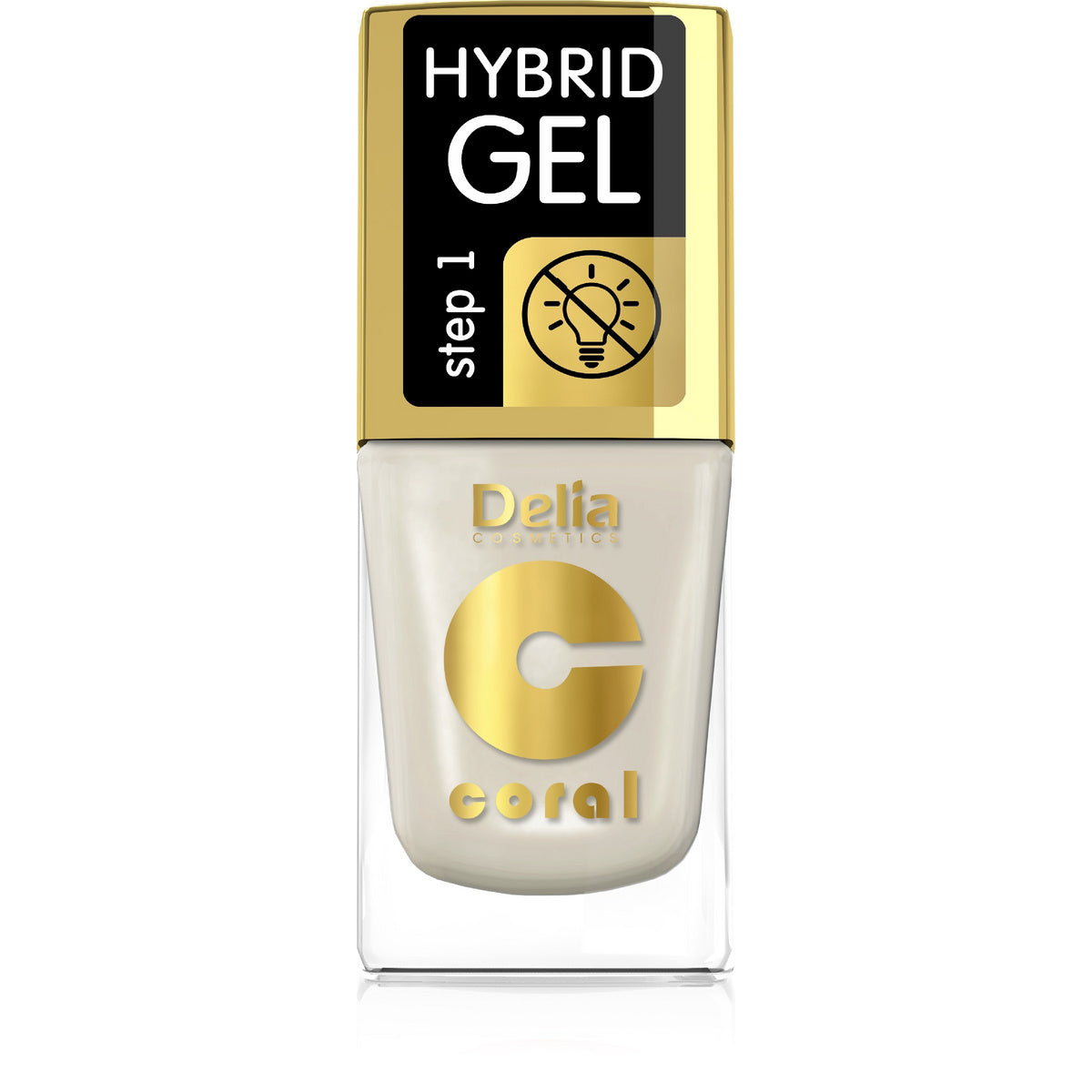 DELIA COSMETICS Koralo Hibridinis Gelis Nagų Lakas nr. 65 11ml