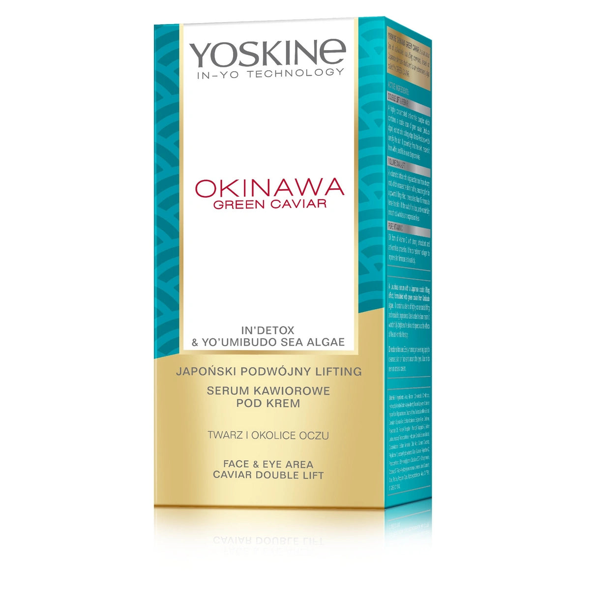 YOSKINE Okinawa Žaliasis Kaviaro Serumas veidui su kaviaru Užpildymas ir liftingas 30 ml