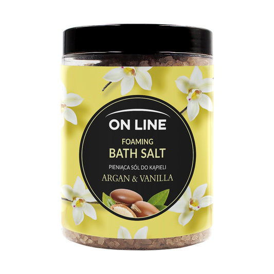 Putojanti vonios druska Argan & Vanilla 1200g