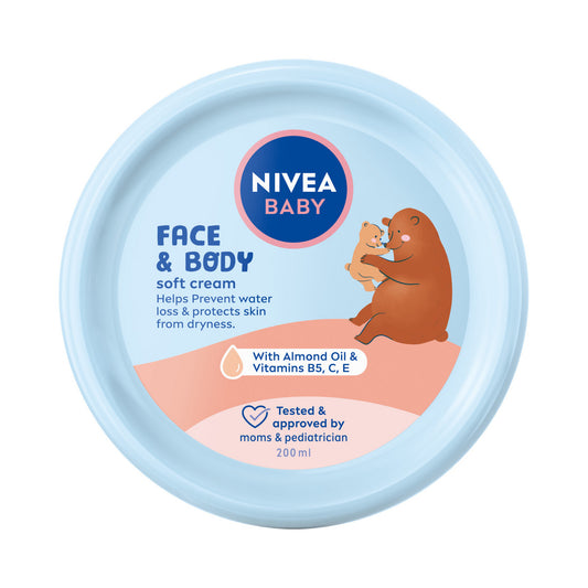 NIVEA Baby Kremas kūno ir veido priežiūrai vaikams ir kūdikiams 200 ml