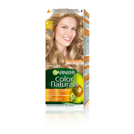 GARNIER Color Naturals Plaukų dažai nr. 8 - Šviesus blondinas