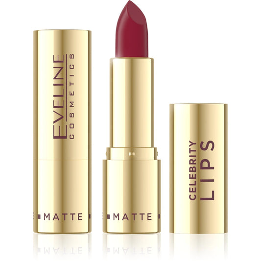 EVELINE Celebrity Lips Kreminė lūpų dažai su matiniu finišu nr 517