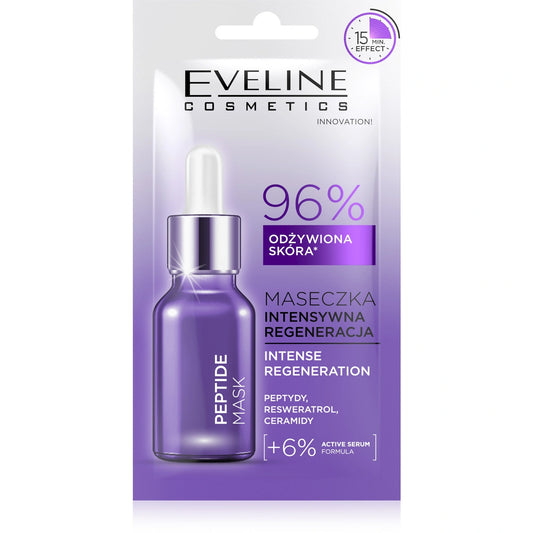 EVELINE Veido kaukė Intensyvi regeneracija - Peptidai 8 ml